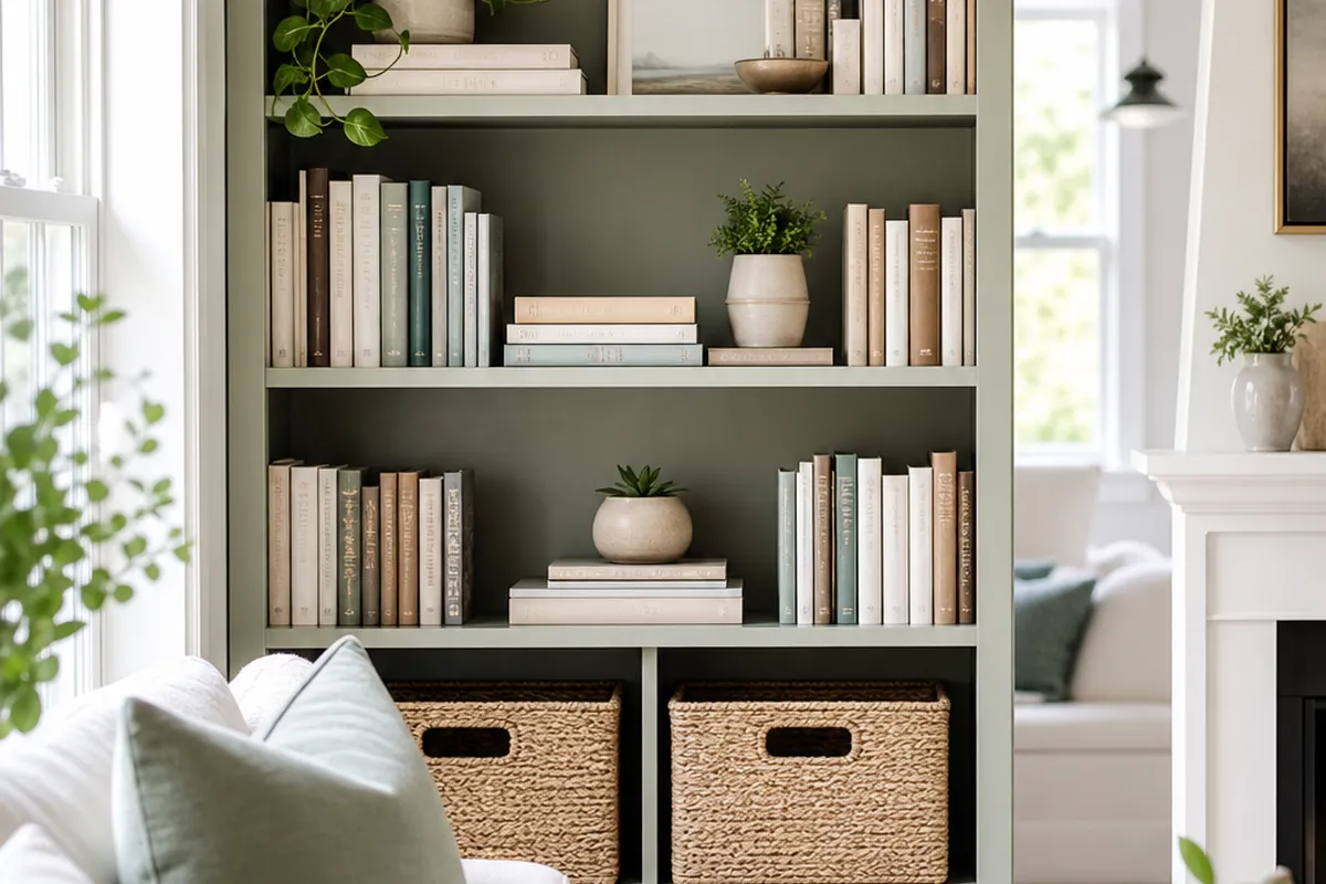10 Bookshelf Organization Ideas for a Small Living Room