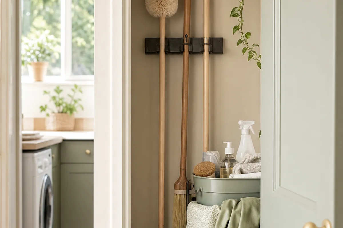 9 Cleaning Supplies Organization Ideas for a Tiny Closet