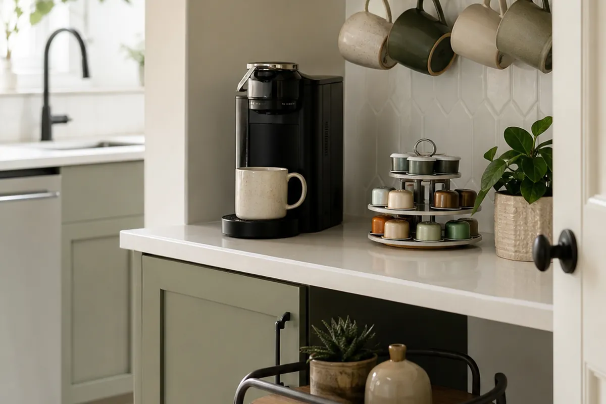 10 Coffee Station Ideas for a Small Kitchen Counter