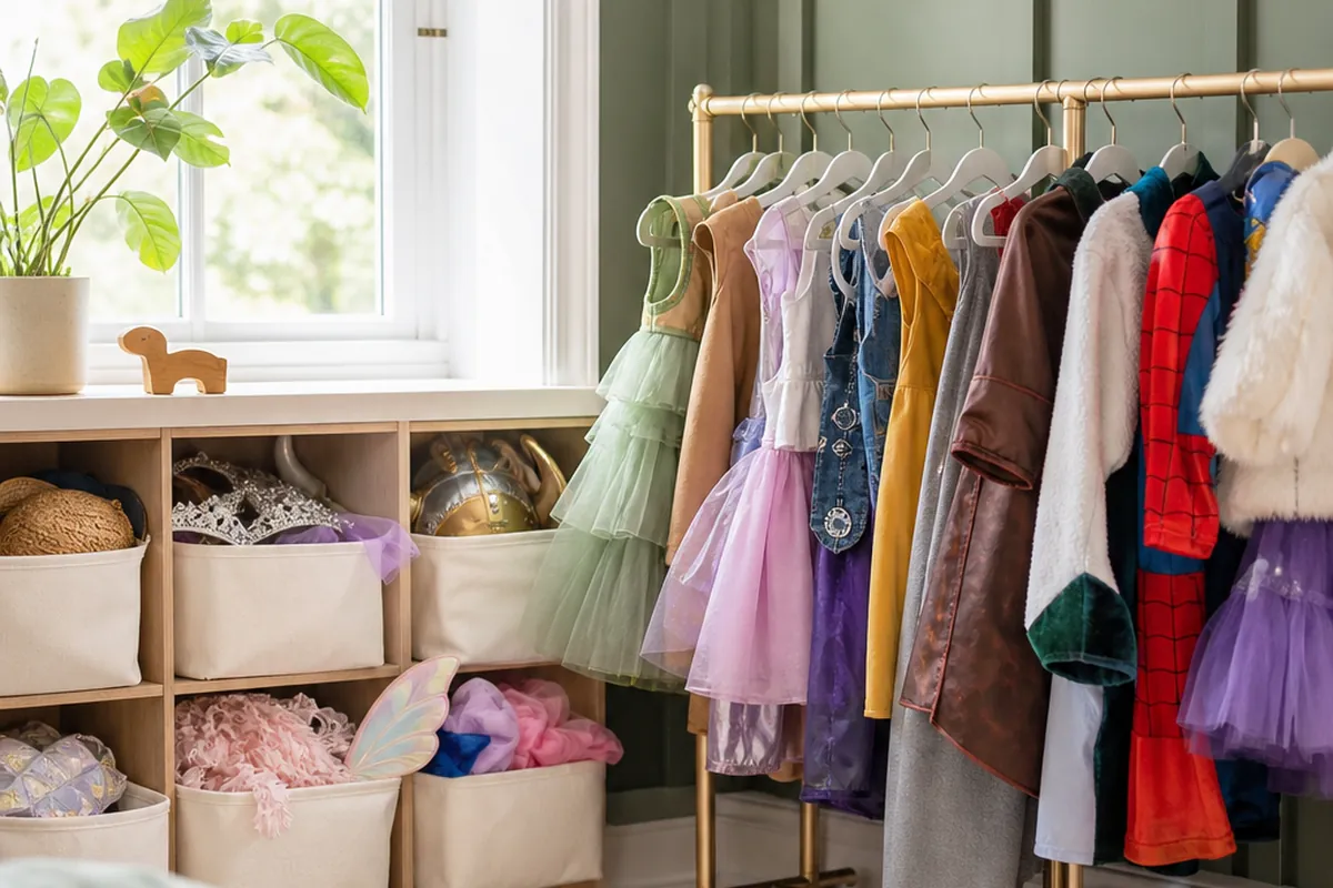 9 Costume and Dress-Up Storage Ideas for a Kids Playroom