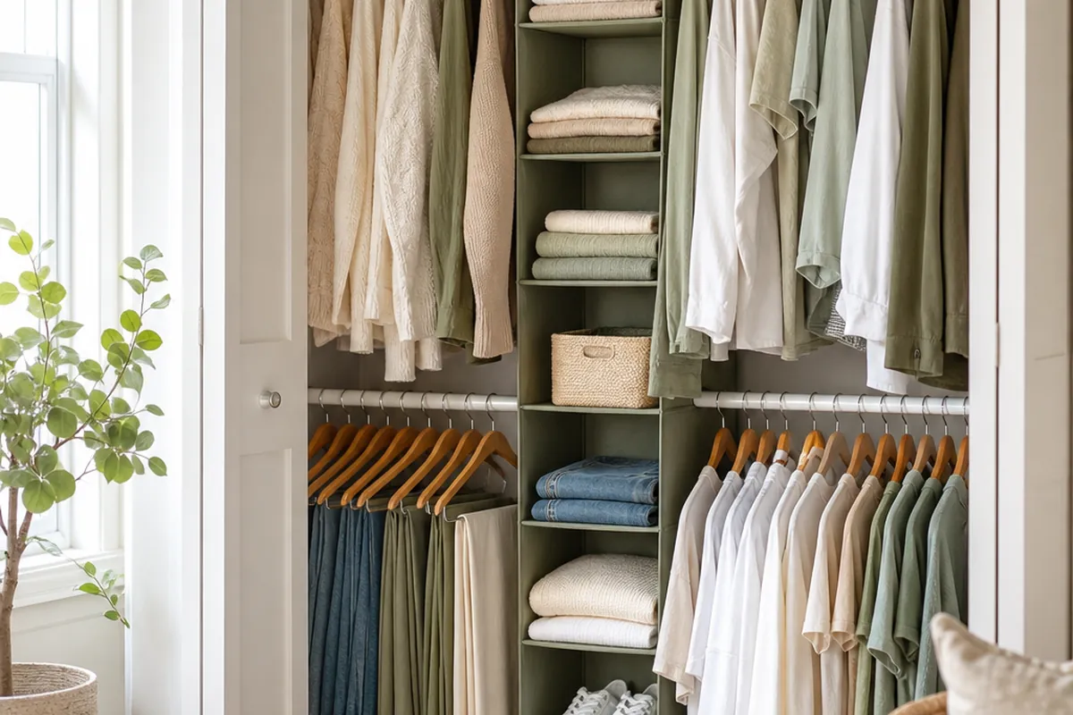 13 DIY Closet Organization Ideas (No Tools, No Drilling)