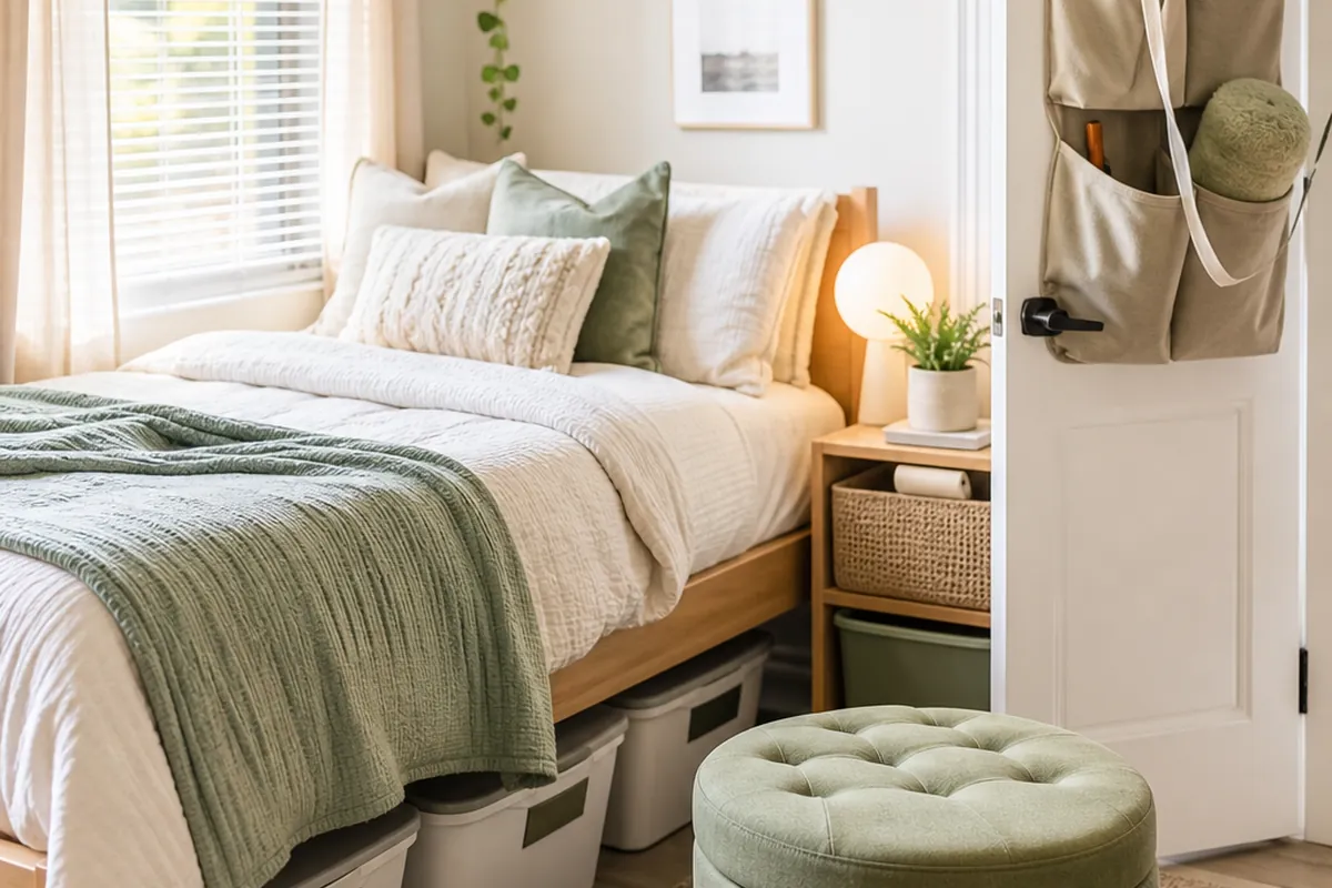 15 Dorm Storage Ideas That Actually Fit a Tiny Room