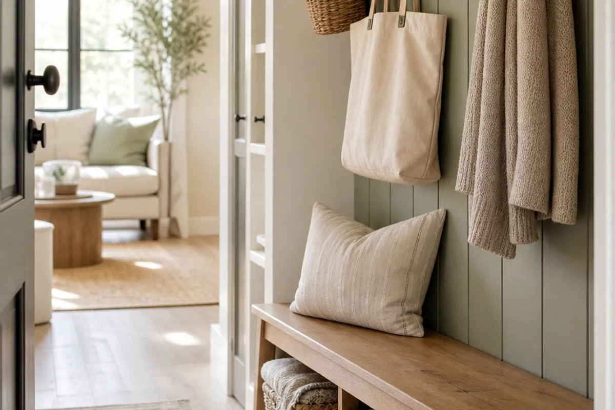 11 Entryway Bench Storage Ideas for a Narrow Hallway