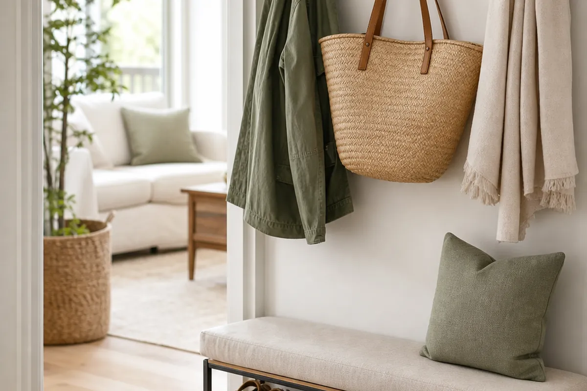 11 Smart Entryway Storage Ideas for a Hallway With No Closet