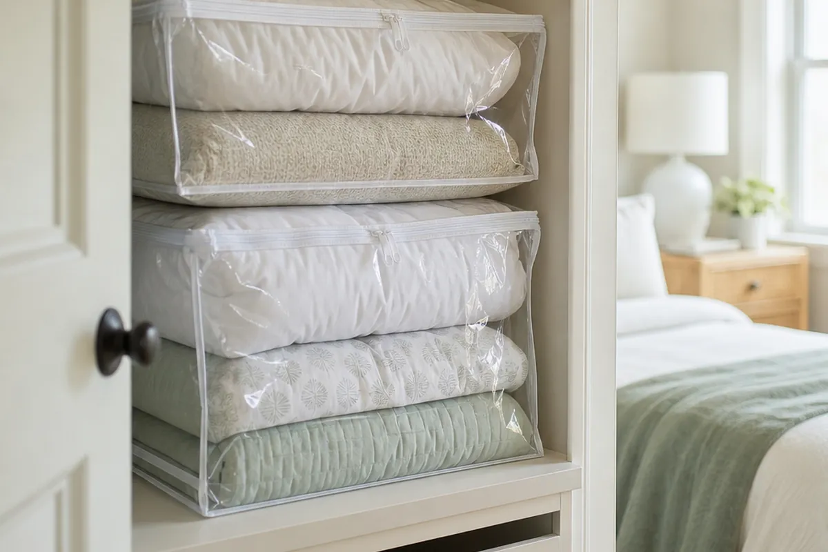 9 Extra Pillow Storage Ideas for a Small Bedroom Closet