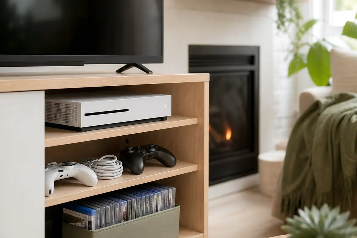 9 Gaming Console Storage Ideas for a Small Living Room
