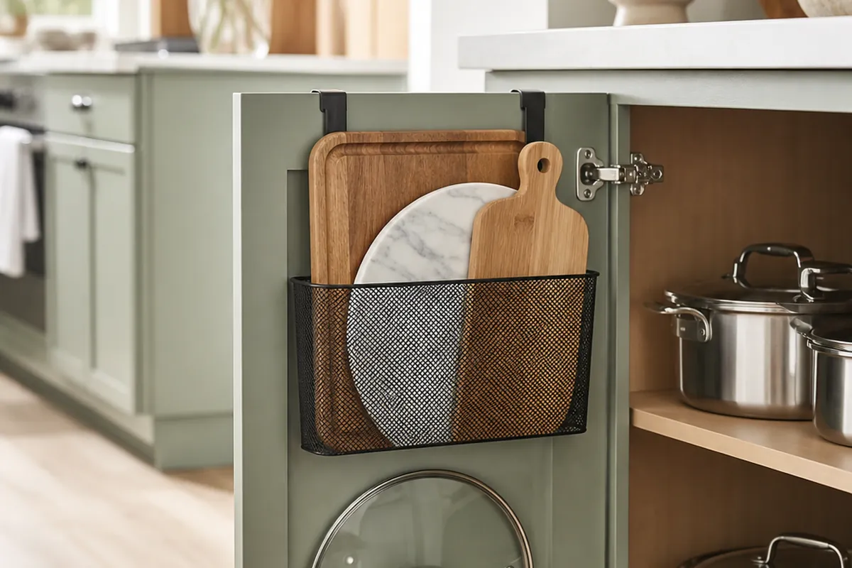 10 Inside Cabinet Door Organizer Ideas for a Small Kitchen