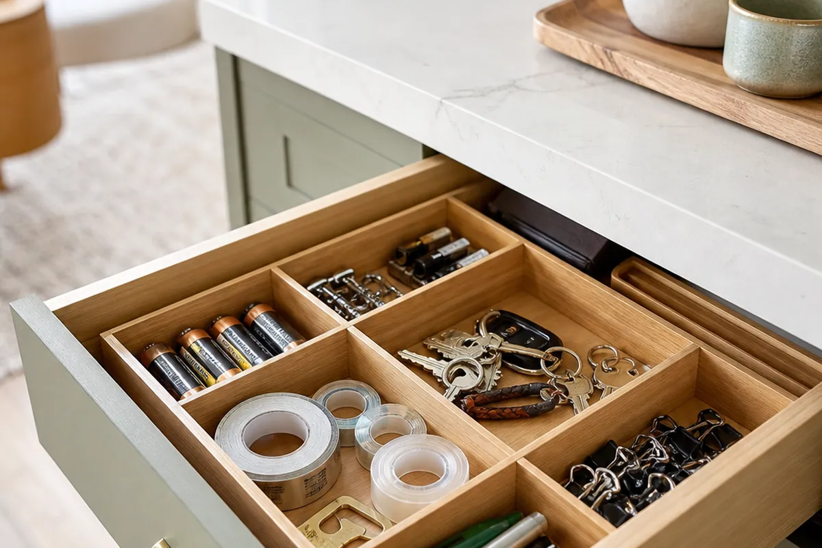 9 Junk Drawer Organization Ideas That Actually Last