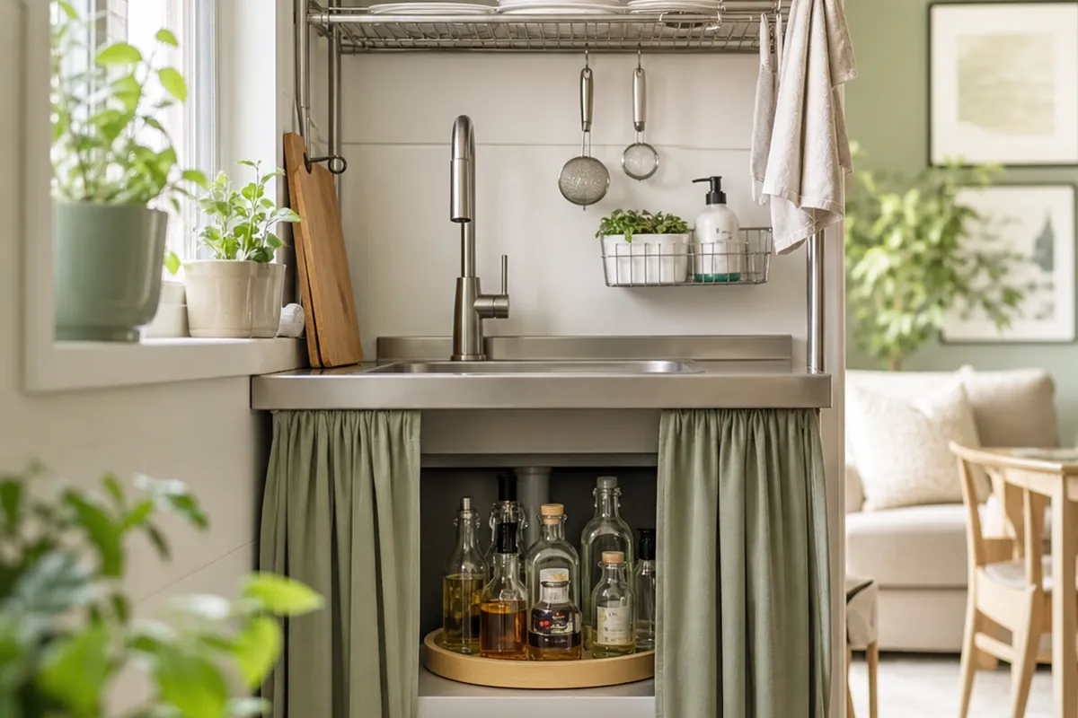 10 Kitchen Sink Organization Ideas for a Tiny Kitchen