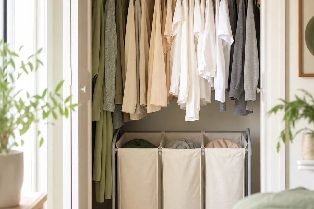 10 Laundry Sorting Ideas for a Closet With No Floor Space