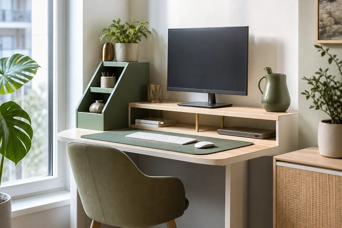 10 Desk Organization Ideas for a Small Work From Home Setup