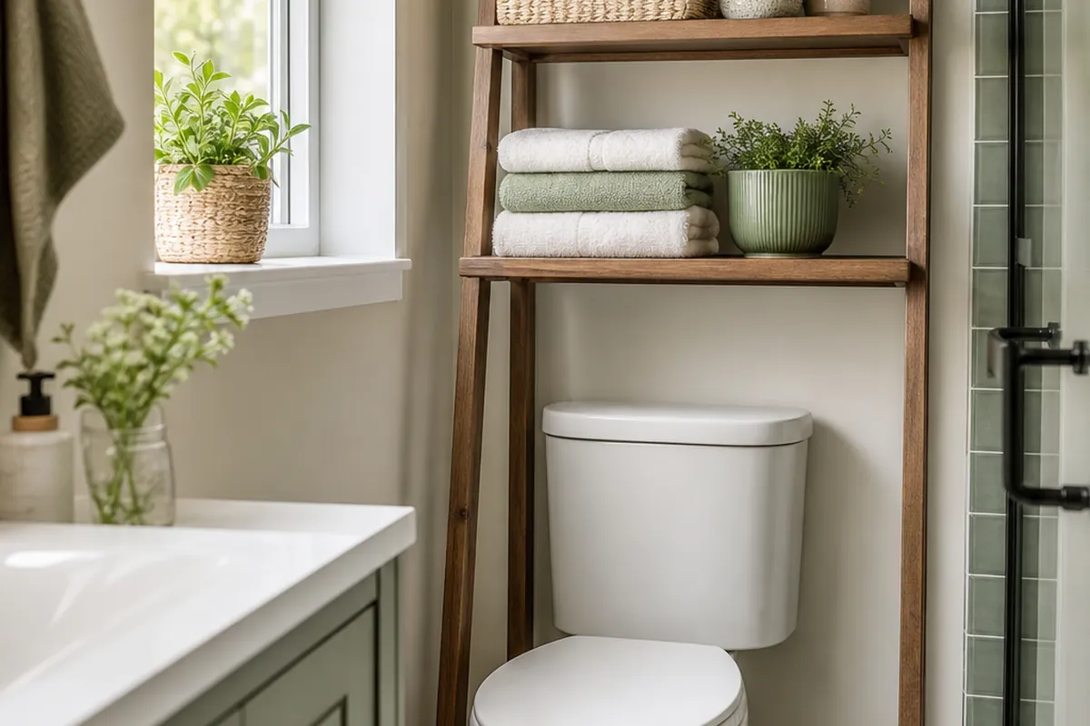 9 Over-the-Toilet Storage Ideas for Tight Bathrooms