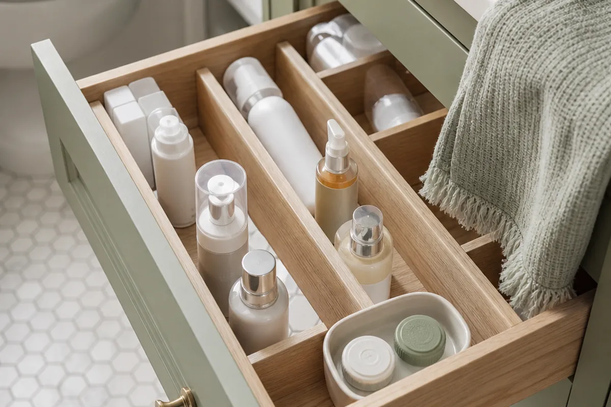 9 Skincare Storage Ideas for a Small Bathroom Drawer