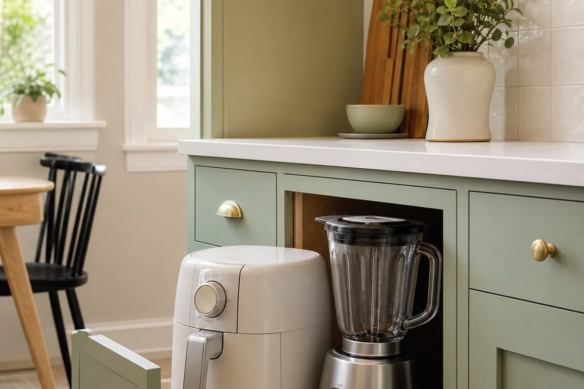 9 Small Appliance Storage Ideas for a Cramped Kitchen