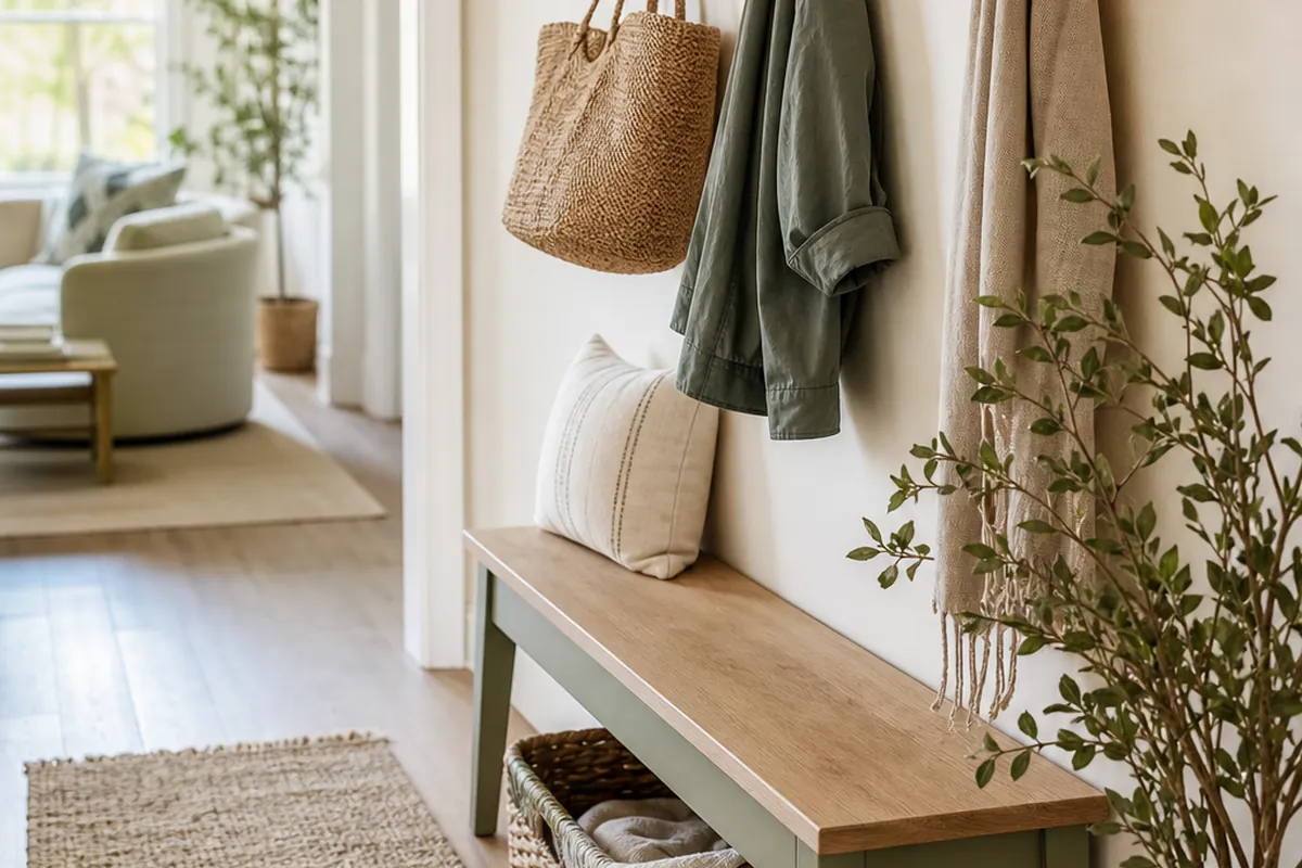 Small Entryway Organization for an Apartment: A Real Plan