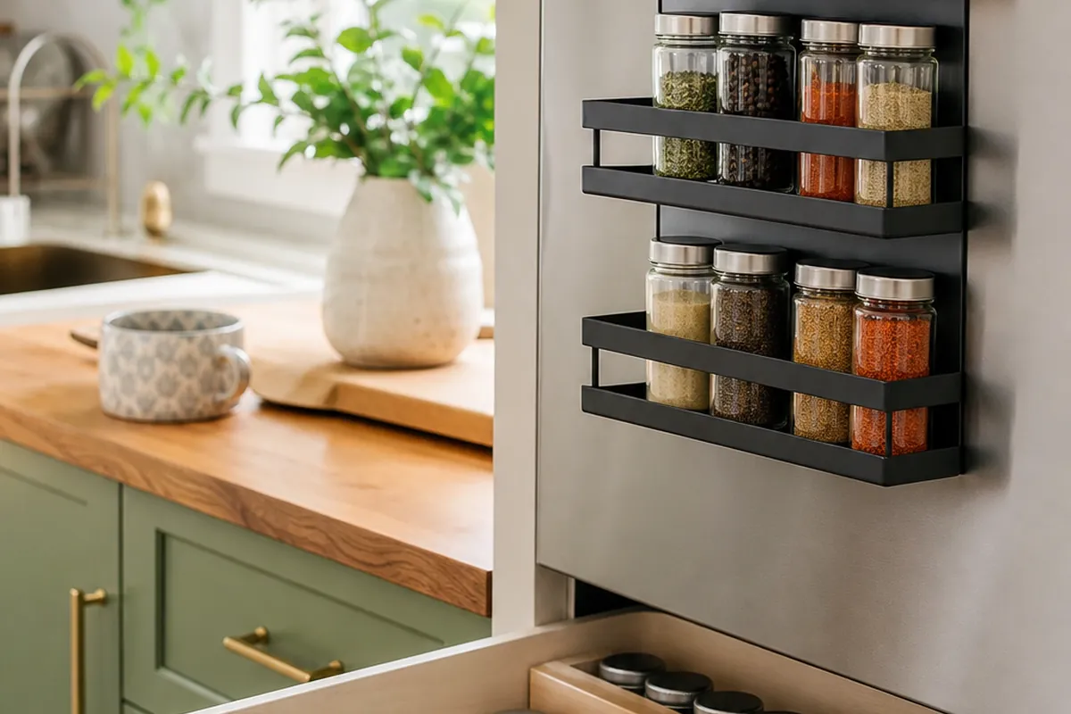 12 Spice Organization Ideas for Kitchens With No Rack Space
