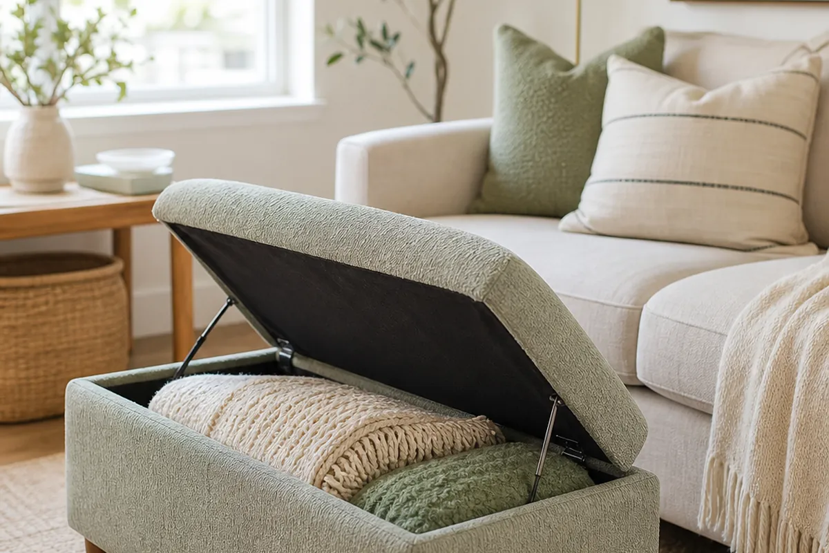 11 Storage Ottoman Ideas for a Small Living Room That Work