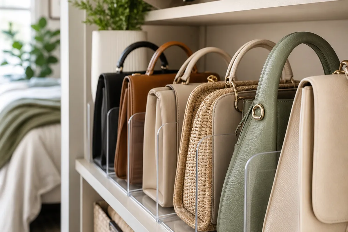 How to Store Handbags in a Small Closet: 10 No-Drill Ideas
