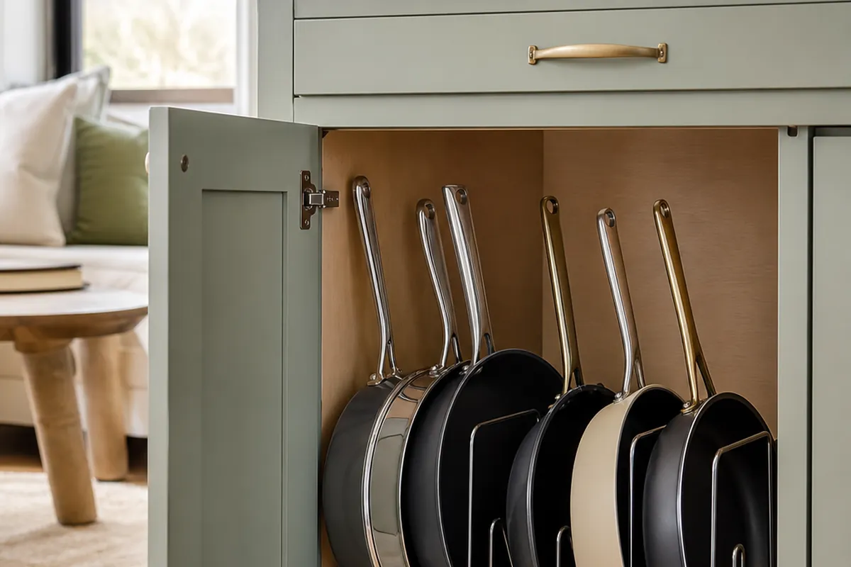 How to Store Pots and Pans in a Tiny Kitchen: 10 Smart Fixes