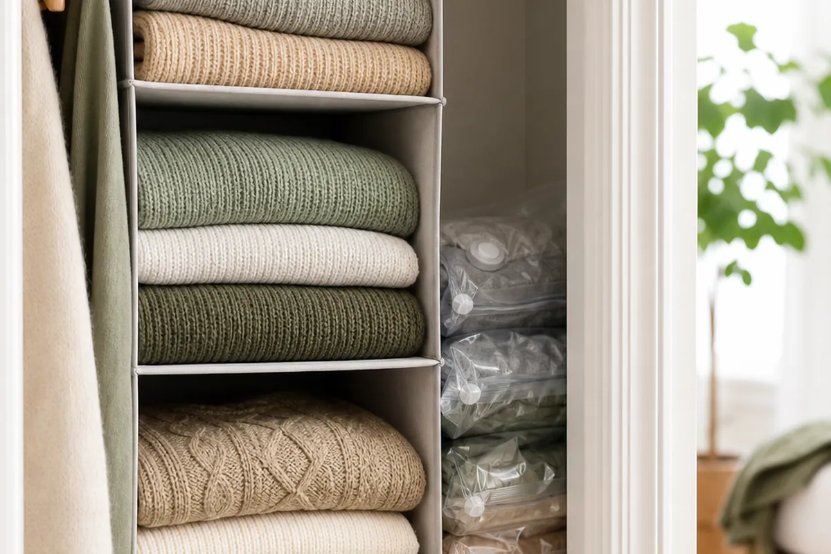 10 Sweater Storage Ideas for a Small Closet That Save Space