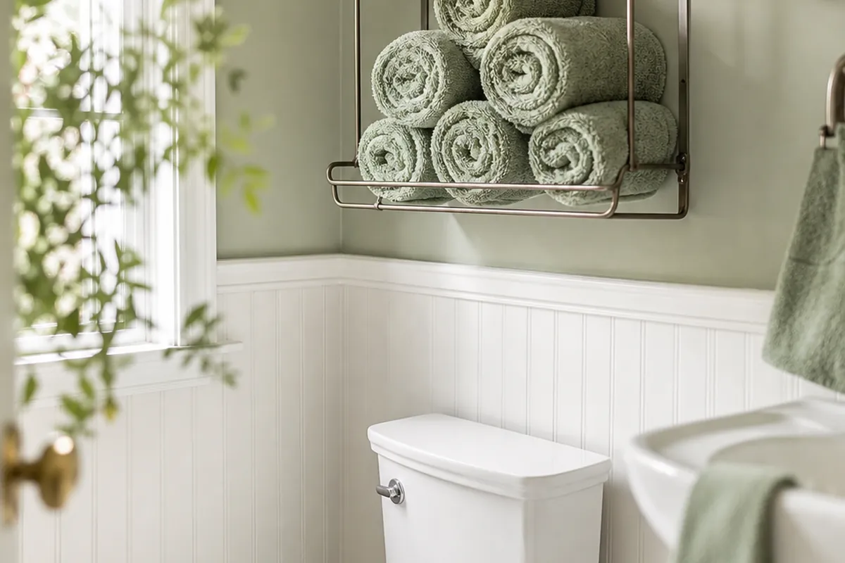 10 Towel Storage Ideas for a Bathroom With No Space
