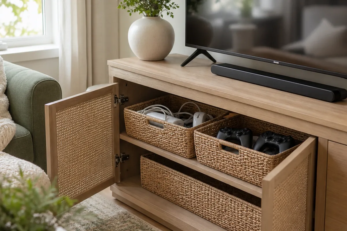 10 TV Console Storage Ideas for a Small Living Room