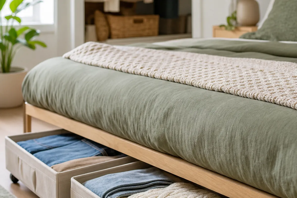 Under Bed Storage Clothes: Fit a Whole Season Underneath