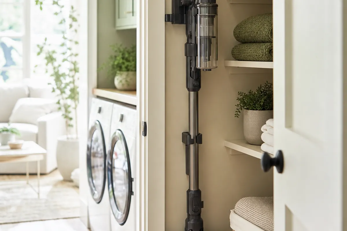 9 Vacuum Storage Ideas for a Small Utility Closet
