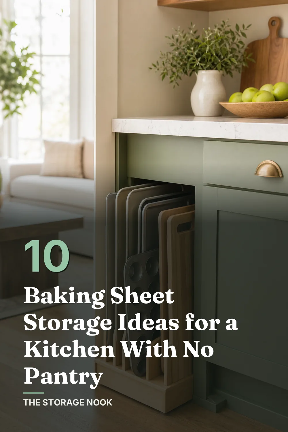 10 Baking Sheet Storage Ideas for a Kitchen With No Pantry