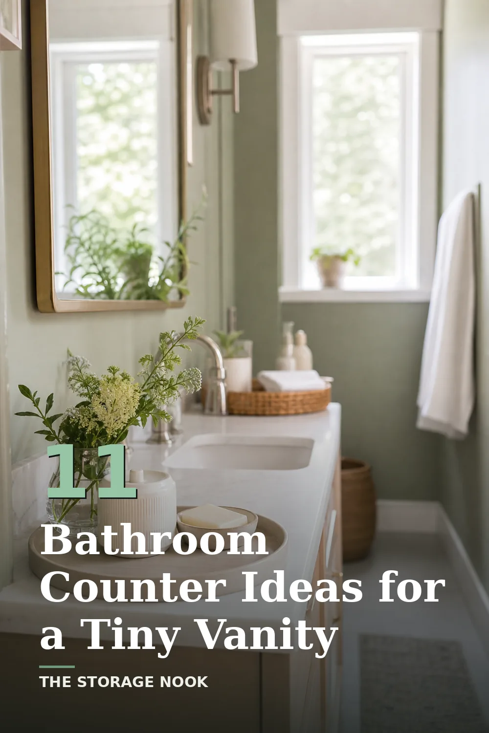 Bathroom Counter Organization: 11 Ideas for a Tiny Vanity