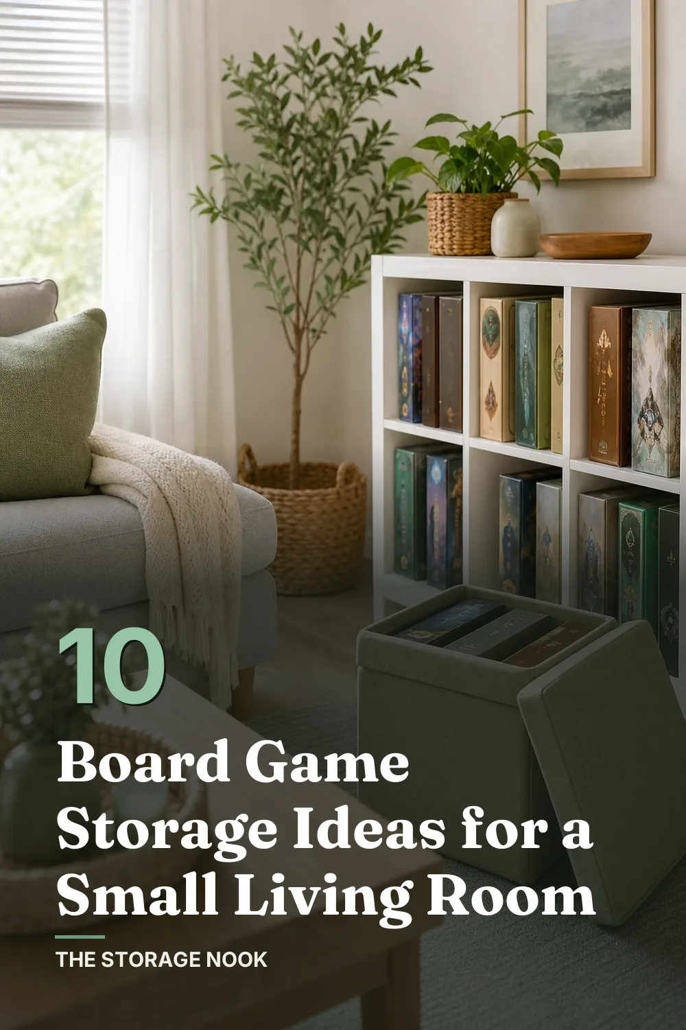 10 Board Game Storage Ideas for a Small Living Room