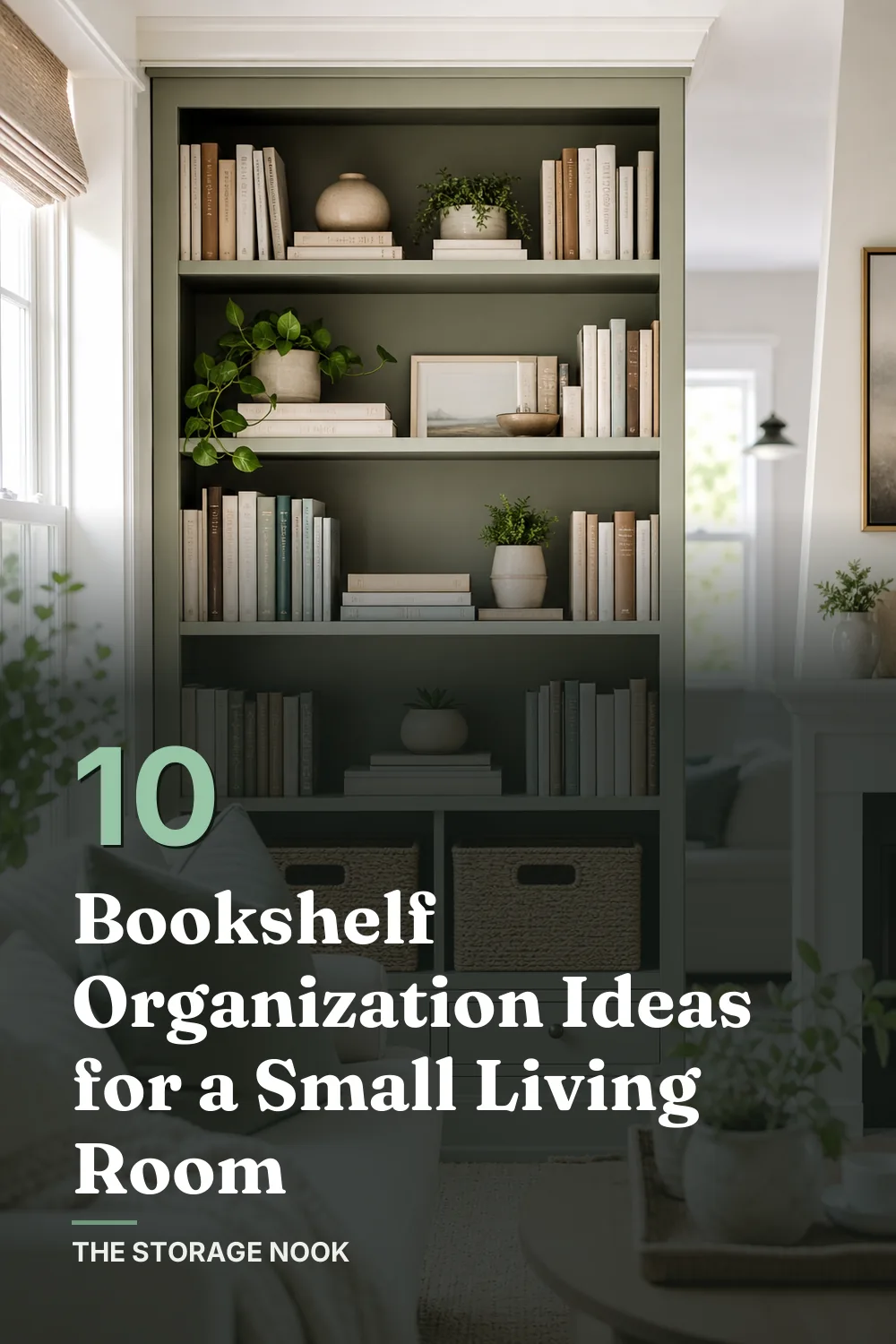 10 Bookshelf Organization Ideas for a Small Living Room