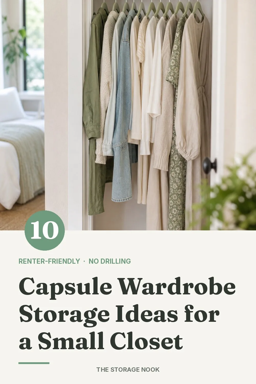10 Capsule Wardrobe Storage Ideas for a Small Rental Closet