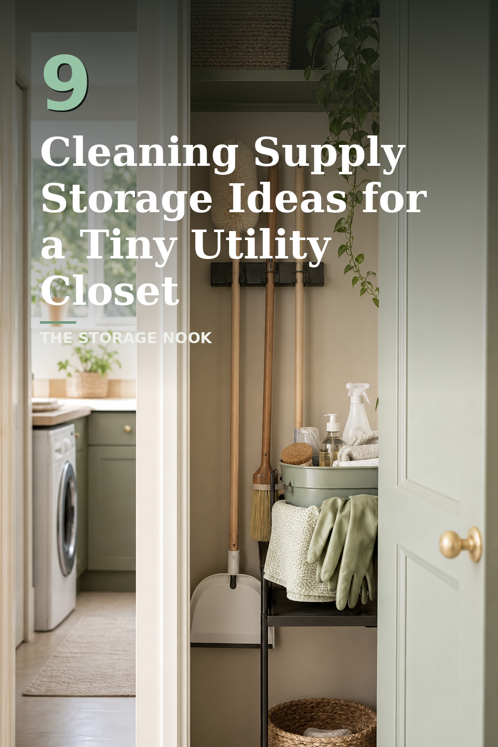 9 Cleaning Supplies Organization Ideas for a Tiny Closet