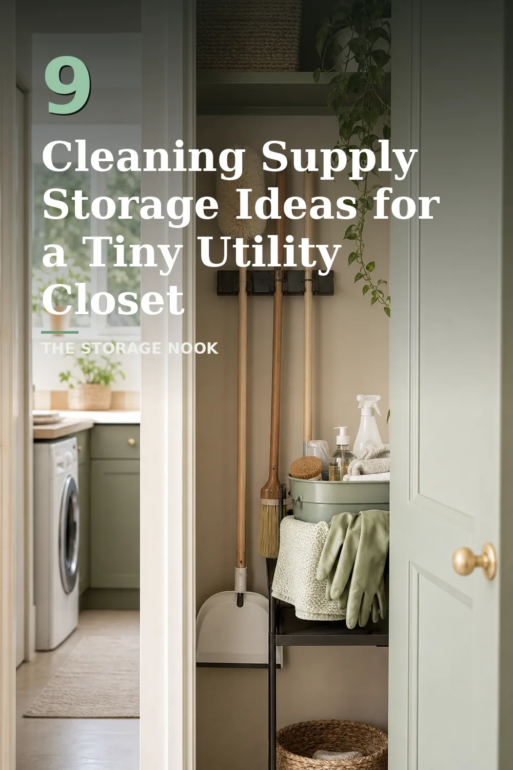 9 Cleaning Supplies Organization Ideas for a Tiny Closet