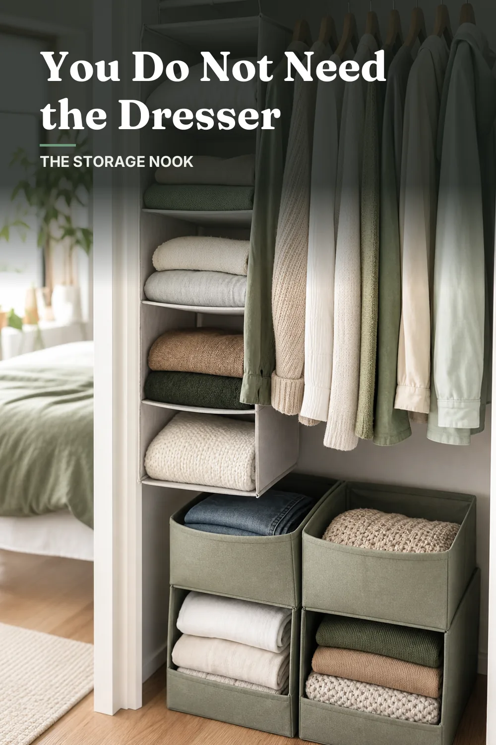 10 Clothes Storage Ideas When You Have No Dresser