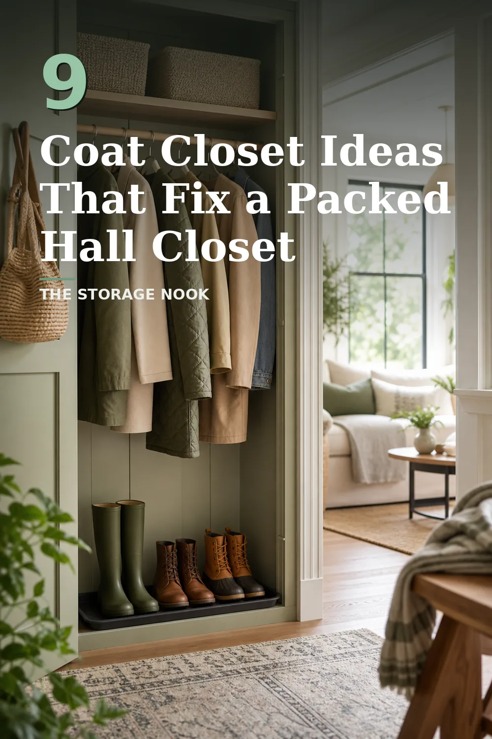 9 Coat Closet Organization Ideas for a Packed Hall Closet