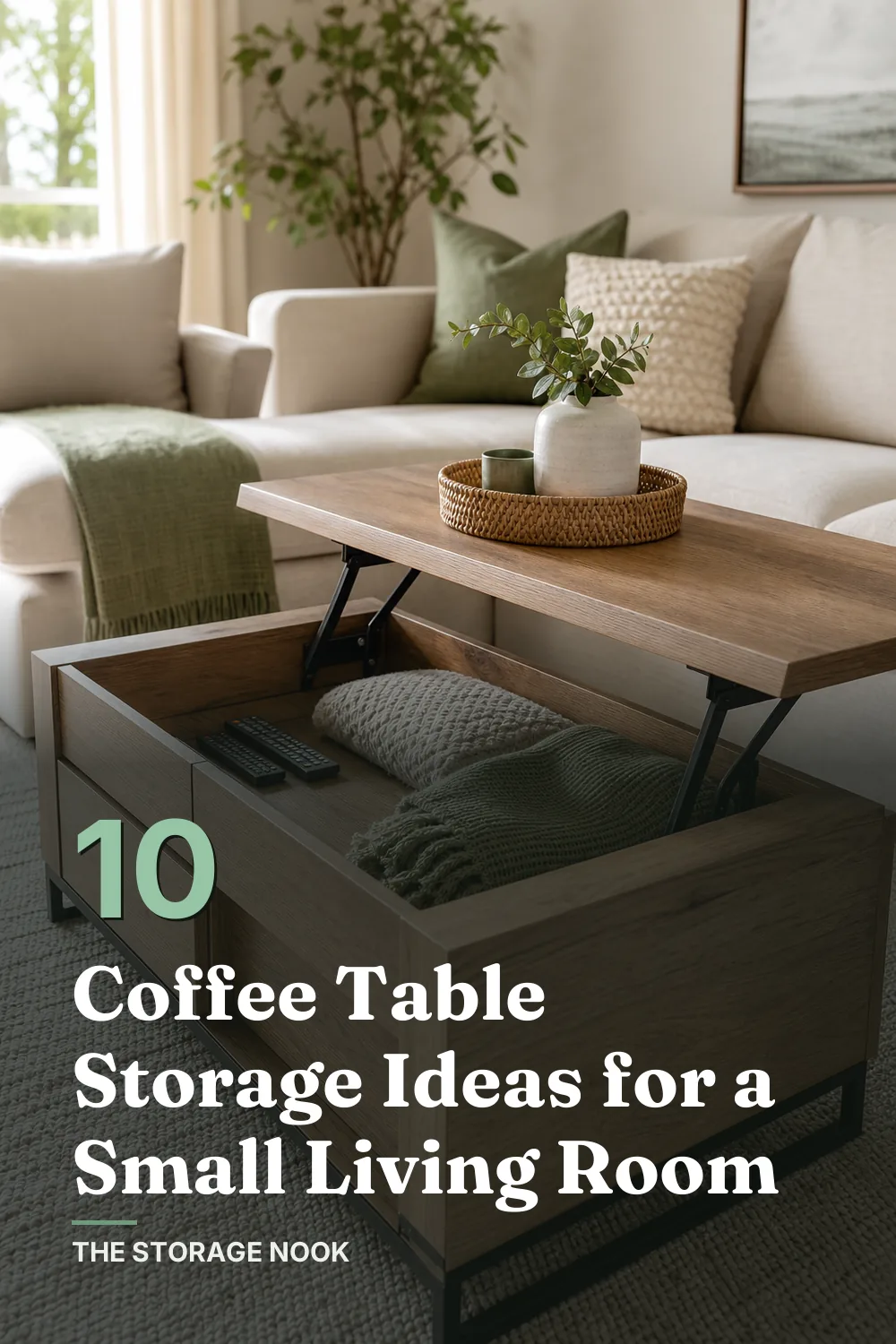 10 Coffee Table Storage Ideas for a Small Living Room