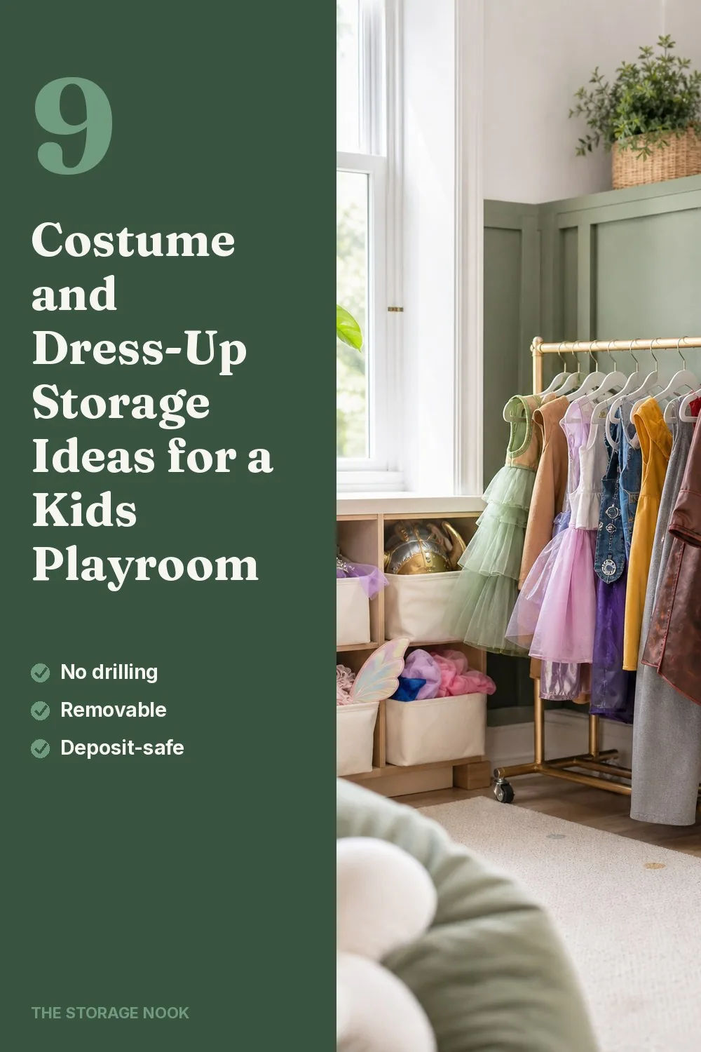 9 Costume and Dress-Up Storage Ideas for a Kids Playroom