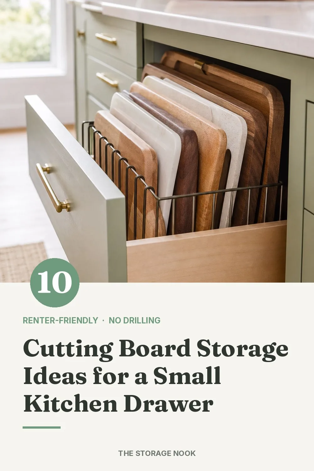 10 Cutting Board Storage Ideas for a Small Kitchen Drawer