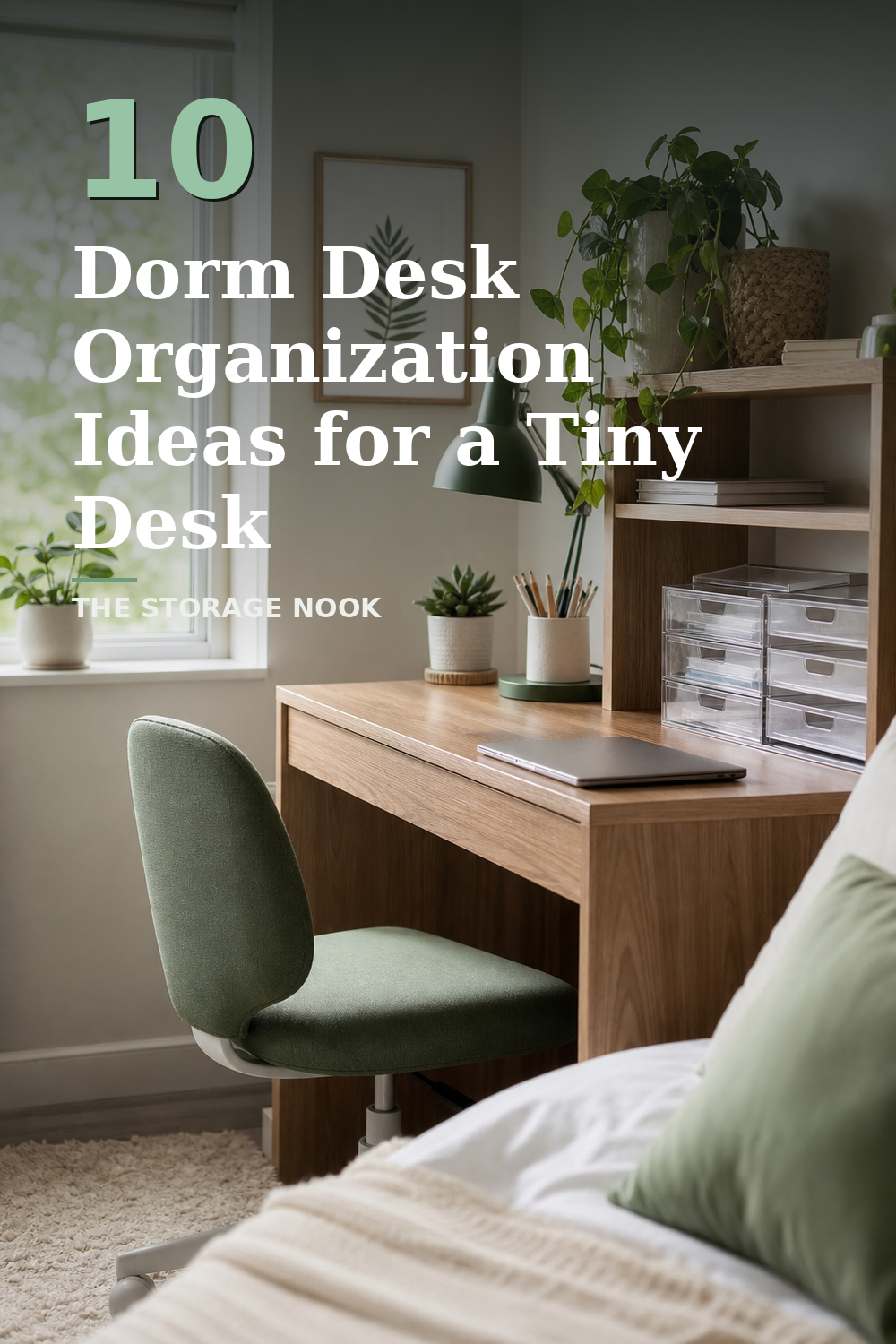 10 Dorm Desk Organization Ideas for a Tiny, Cluttered Desk