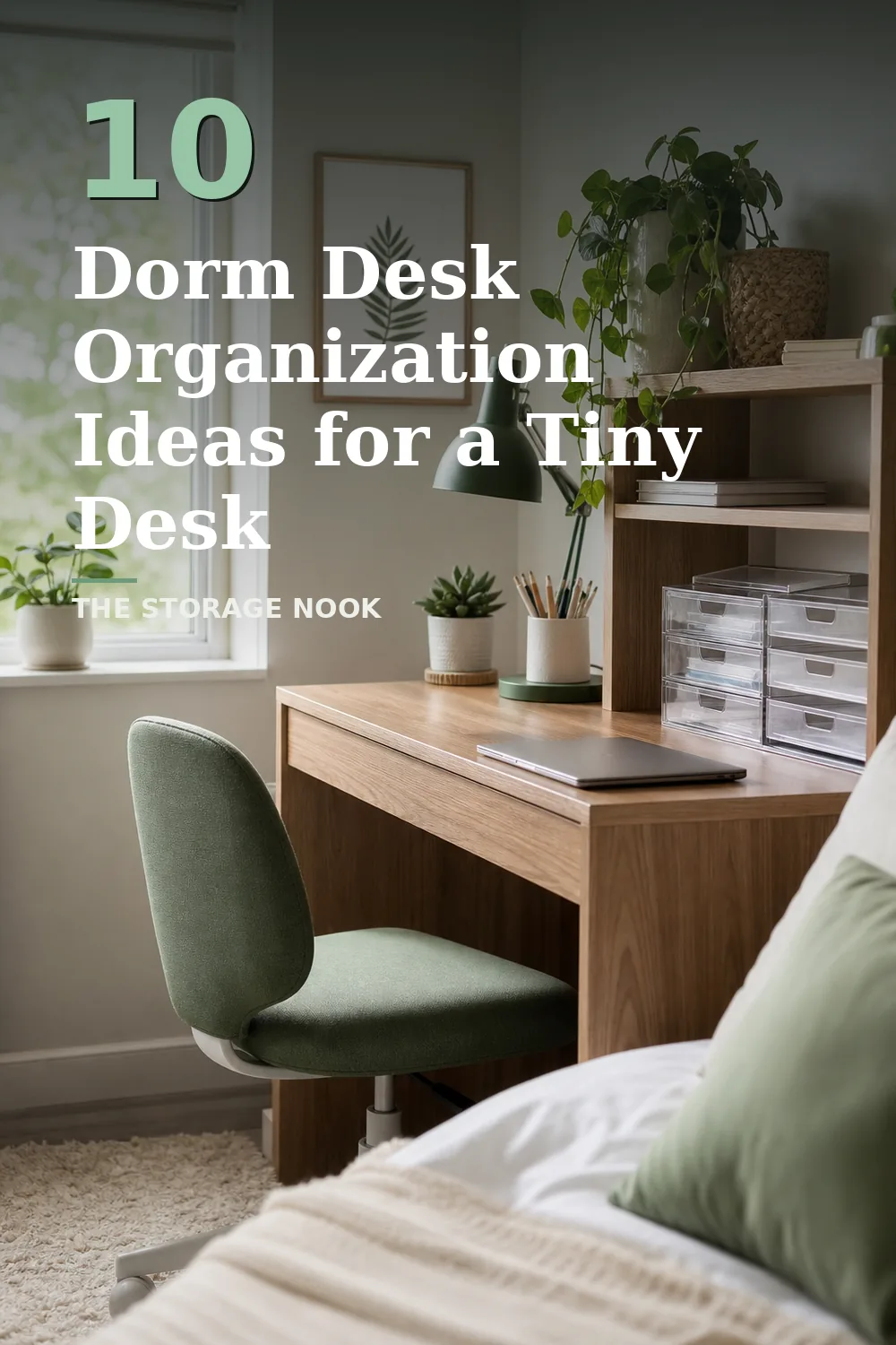 9 Dorm Desk Organization Ideas for a Tiny, Cluttered Desk