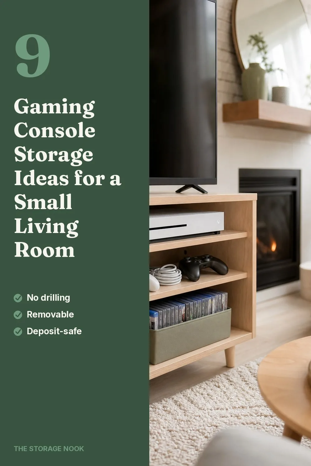 9 Gaming Console Storage Ideas for a Small Living Room