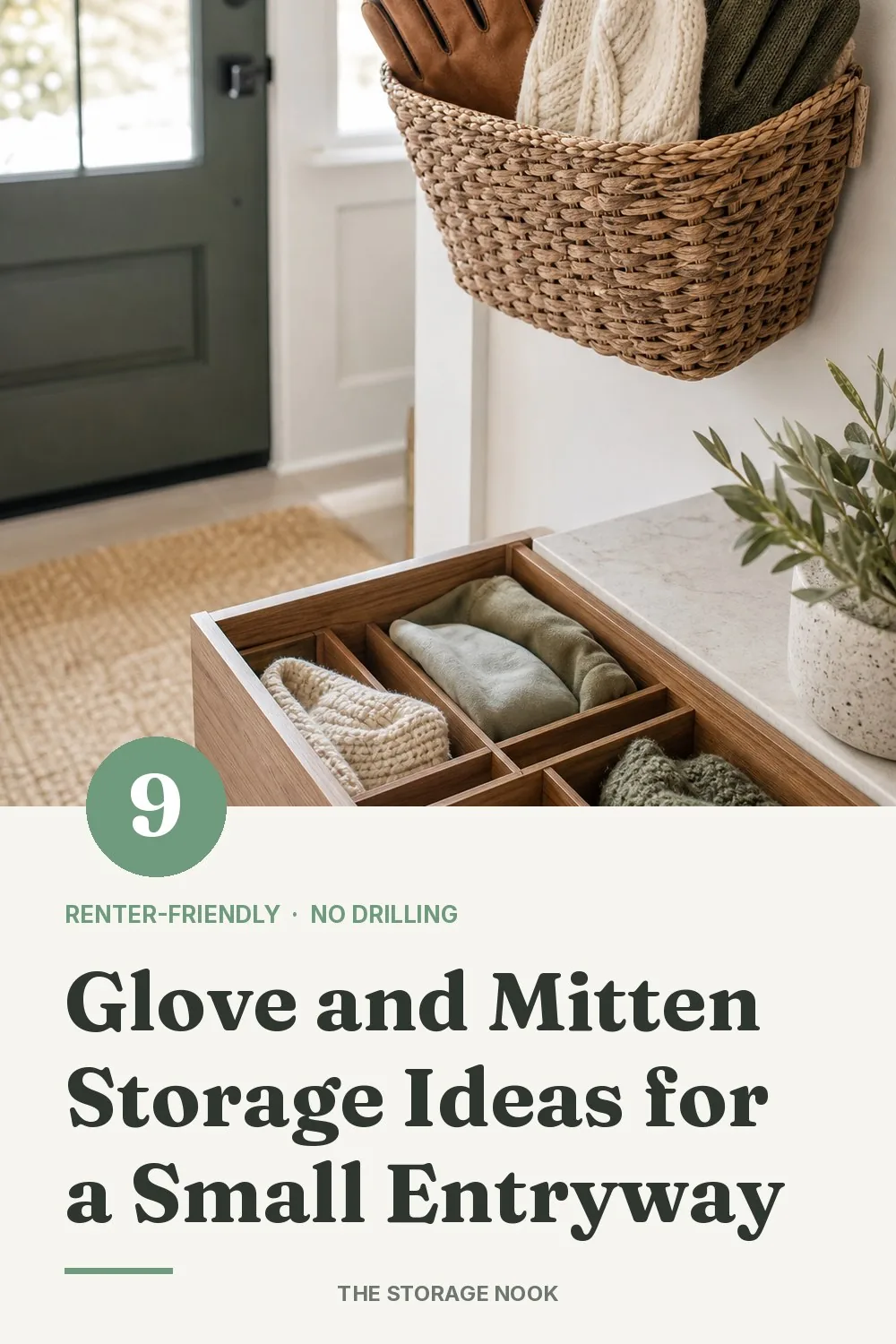 9 Glove and Mitten Storage Ideas for a Small Entryway