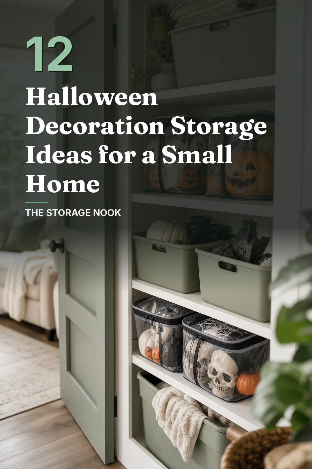 12 Halloween Decoration Storage Ideas for a Small Home