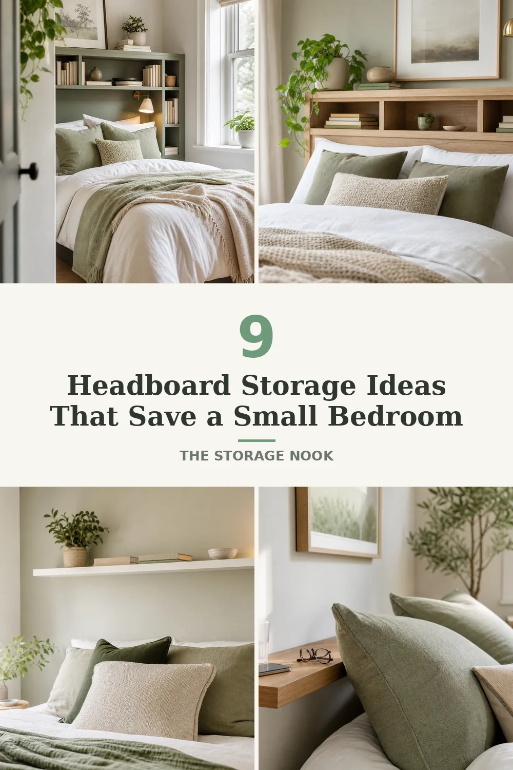 Headboard Storage for a Small Bedroom: 9 Ideas That Work