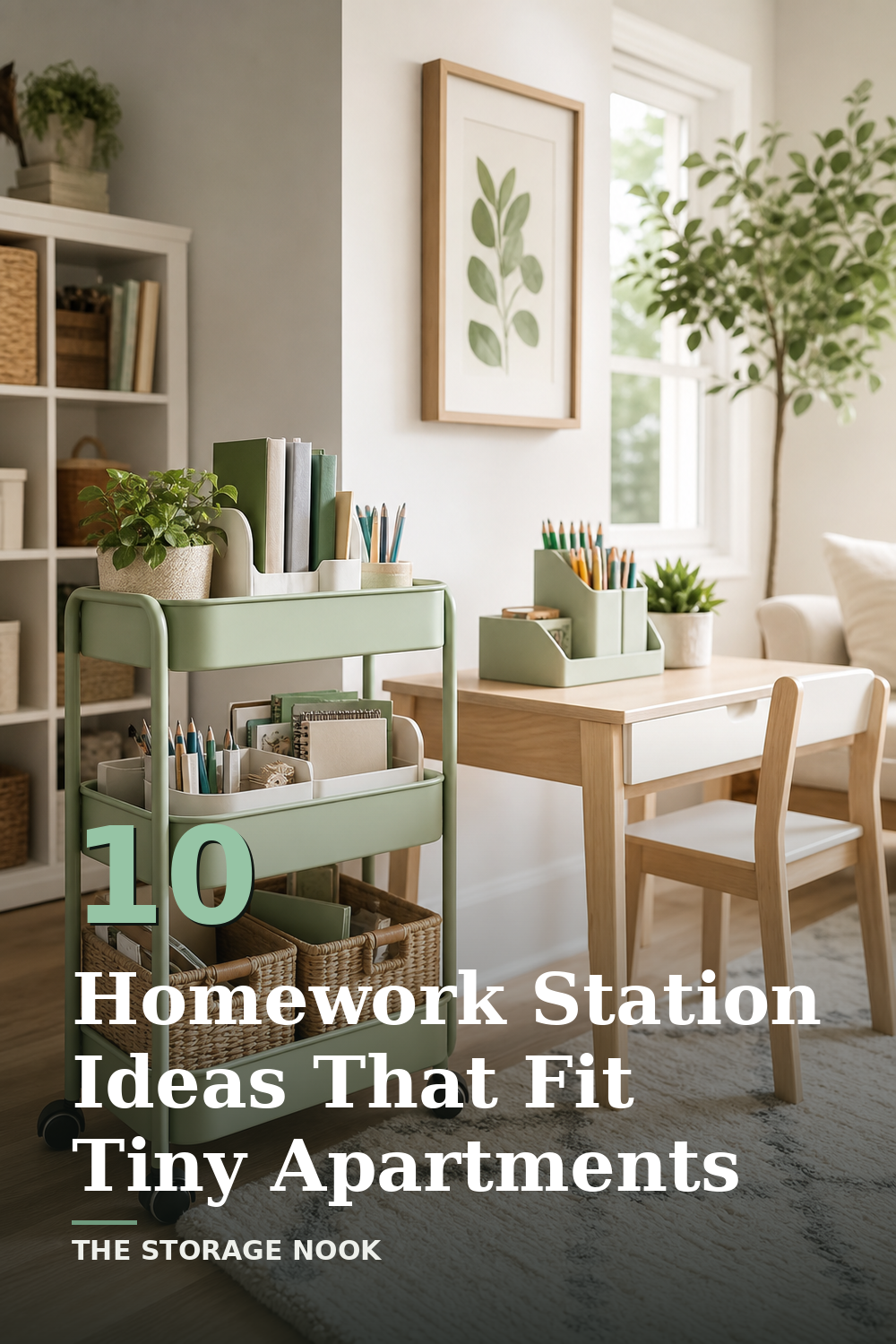10 Homework Station Ideas for Tiny Apartments and Shared Rooms