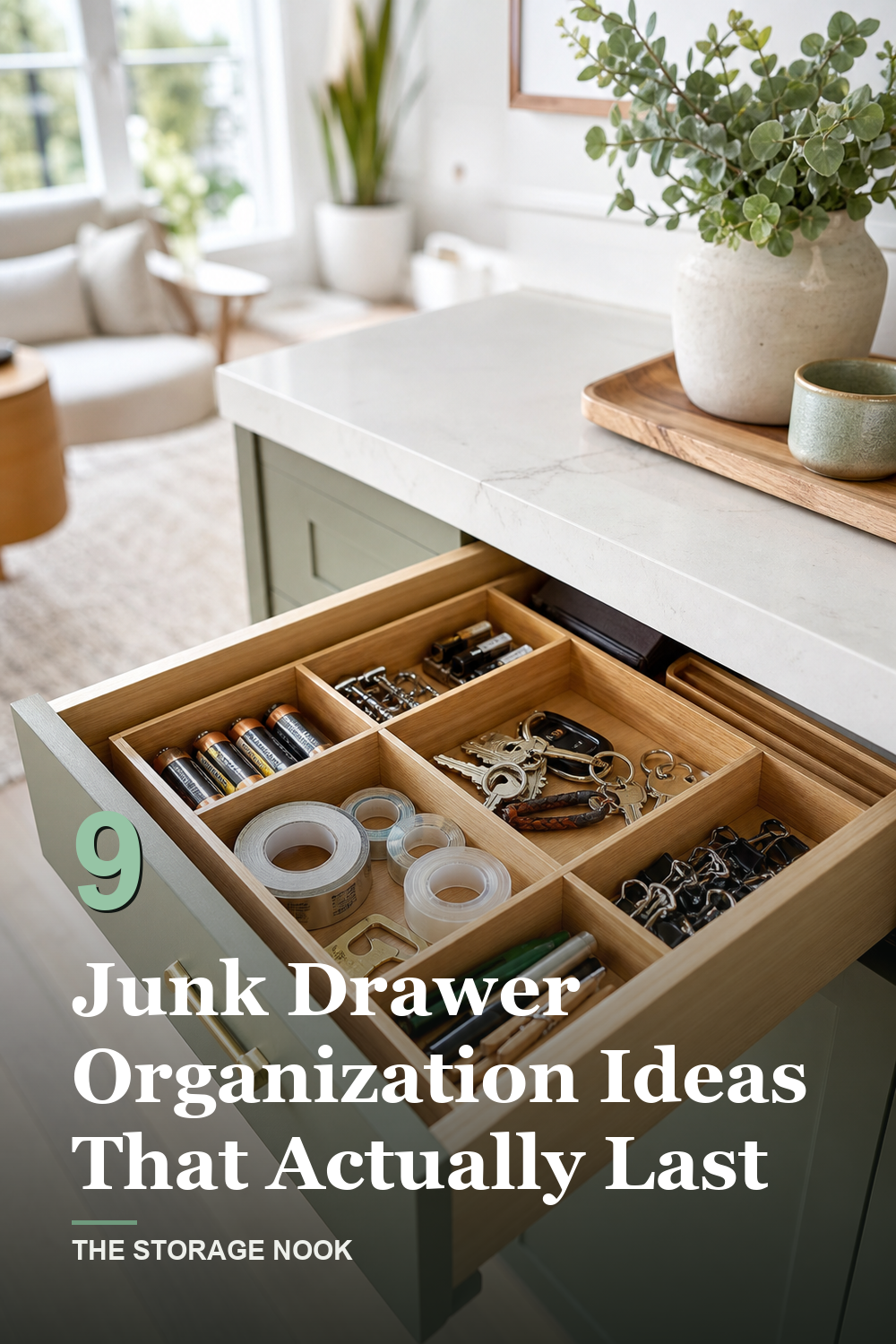 9 Junk Drawer Organization Ideas That Actually Last