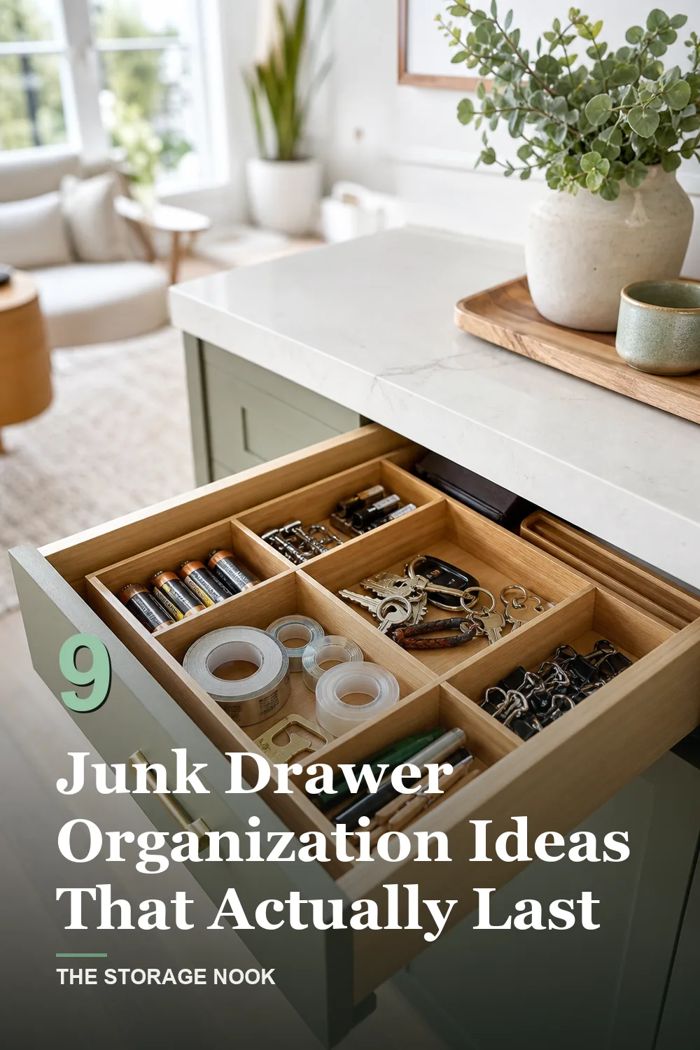9 Junk Drawer Organization Ideas That Actually Last