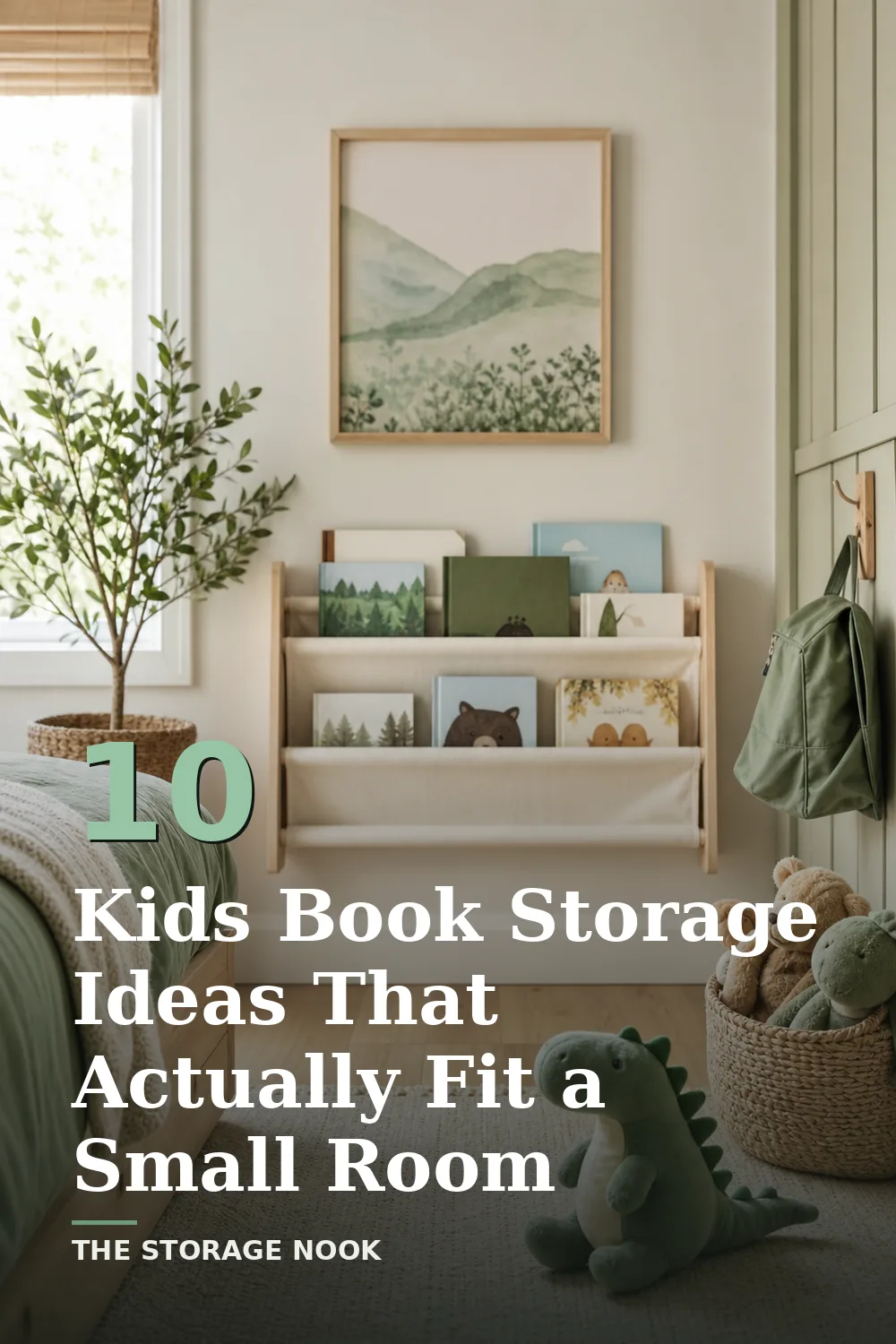 10 Kids Book Storage Ideas for a Small Room (Renter-Friendly)